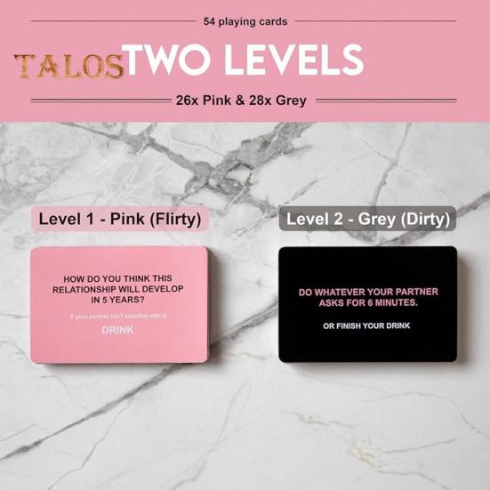 50ks/sada Pár Dobrodružství Karta s výzvou Datum Noční Pár Aktivity Kartový balíček Pití Hra Přítelkyně Přítel Výročí svatby Valentýn