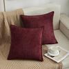 Pillow Cover Does Not Contain Core, Double-sided Chenille Edge Solid Color Pillow, Office Sofa Back Pillow, Bedside Cushion Cover