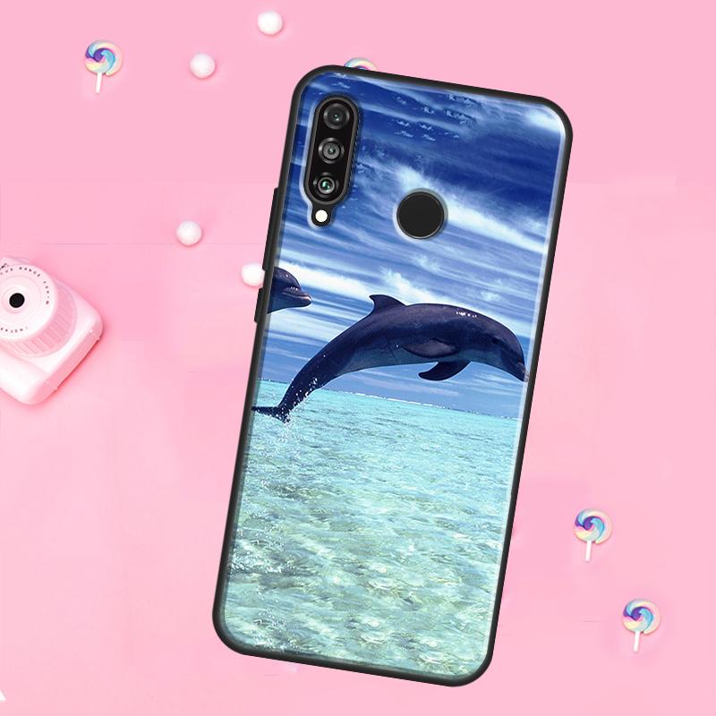 

Ocean Dolphin For Huawei Nova 12s 12i 8i 11i 9 10 SE Y60 Y70 Y90 Y72 Y73 Y61 Y91 P60 Pro P30 P40 Lite Case Huawei Nova 12s