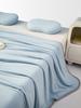 Summer Cool Sheets Solid Color Cold Feeling Quilt Multi-Function Lightweight Cooling Quilts for Bedroom Living Room