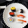Food Sample Simulation Sushi Hair Fun Hair Accessories for Cute Hair Clips for Salmon and Onigiri Hairpins 6-Piece Clips, Adults, Bangs,