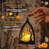 Halloween Led Lamp Witch Battery Powered Halloween Night Light Castle Decorative Ghost Lantern Desktop Ornament