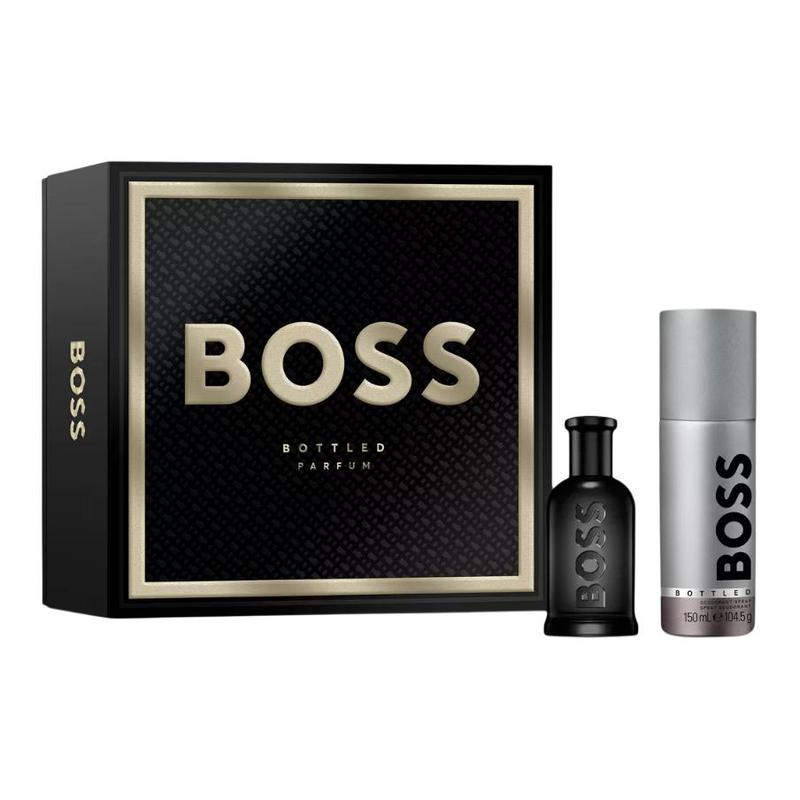 BOSS Confident gift box men s perfume set fragrance parfum+ Confident Men s Perfume 50ml + Men s Antiperspirant Spray 150ml коричневый