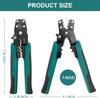 1/2pcs 4 in1 Multifunctional Crimping Terminal Pliers Wire Stripper Wire Cutter Terminal Pliers Wiring Accessories Hand Tool