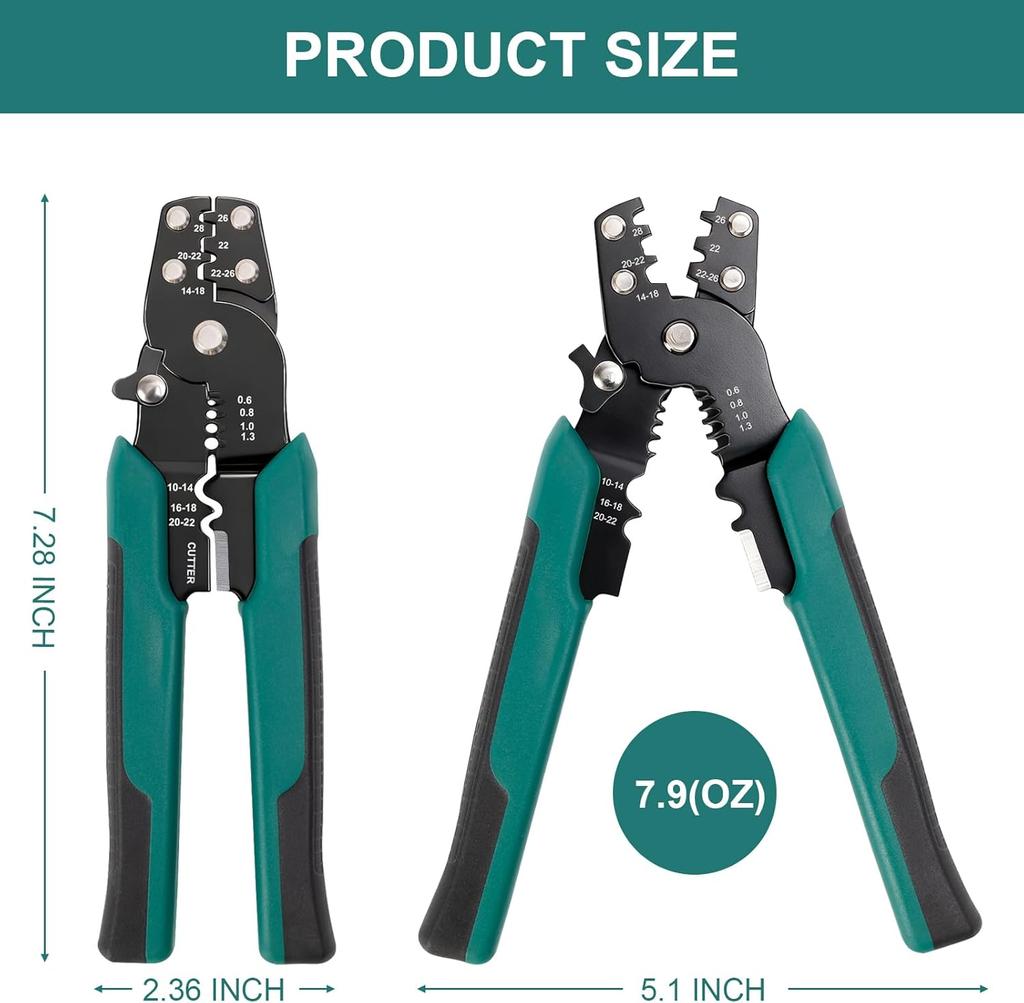 1/2pcs 4 in1 Multifunctional Crimping Terminal Pliers Wire Stripper Wire Cutter Terminal Pliers Wiring Accessories Hand Tool