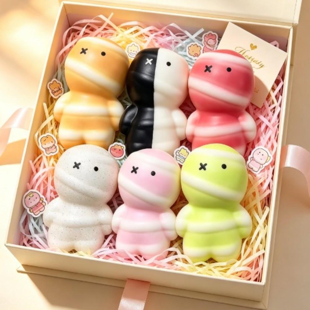 Moist Mummy Squishy Toy Soft Mummy Slow Rebound Toy Sensory Toy Mummy Squeezable Toy Office
