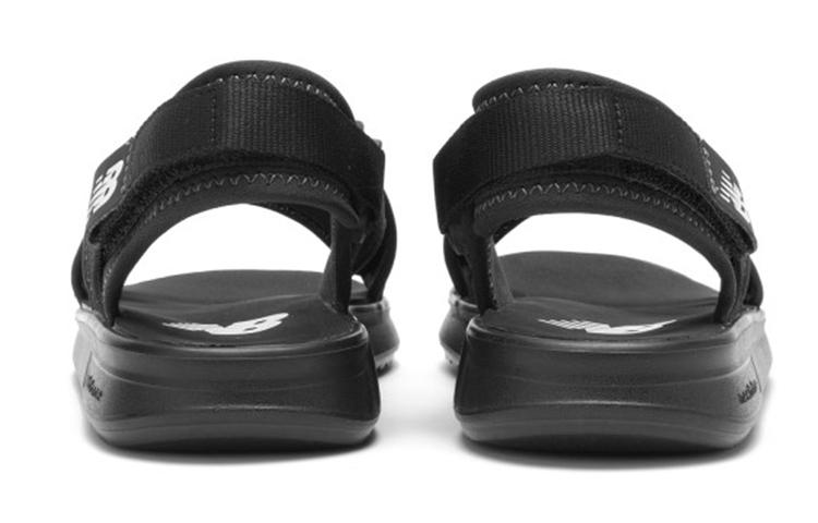 New Balance 660 Series Cotton Fabric Children's Sandals Black Kids' YO650AA