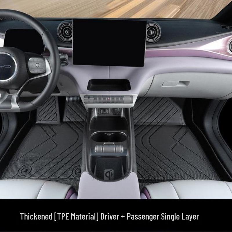 Custom TPE Rice Grain Texture Floor Mats for 2023 BYD Seagull 【2023 Model】Seagull