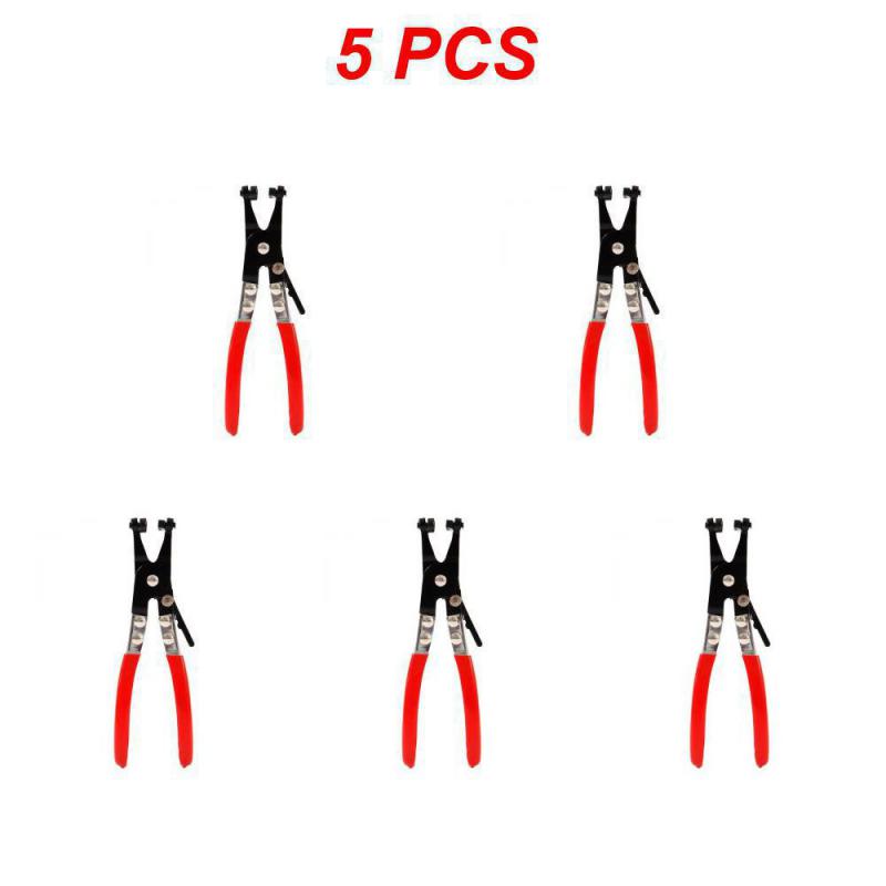 2~5 STÜCKE Auto Schlauchschelle Lang Automobil Schlauchschellenzange Gerade Kehle Rohrbündelschelle Demontagewerkzeug Gerade Glatter Griff