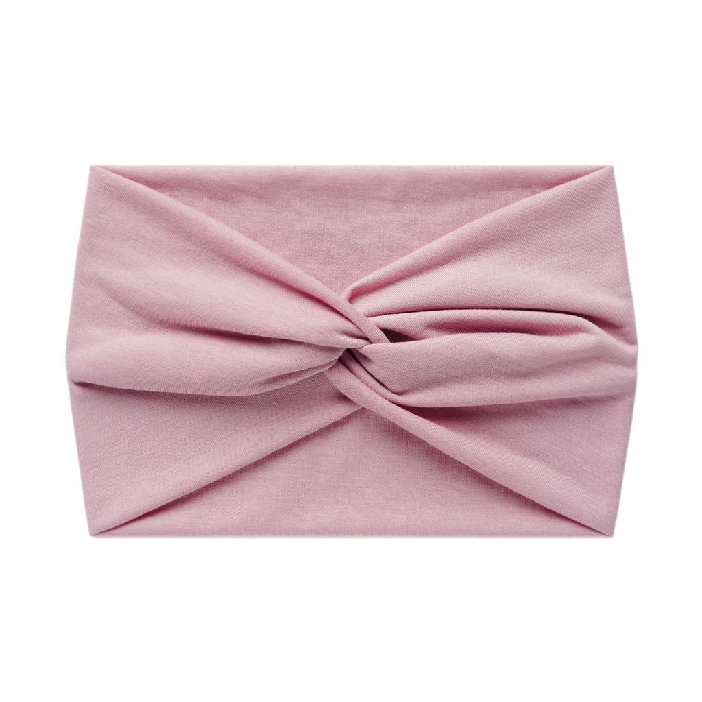 Faixa de Cabelo Esportiva Elástica Cruzada Cor Sólida Versão Larga 18cm Feminina Antiperspirante Absorvente de Suor Acessórios de Cabelo