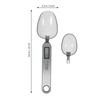 Electronic Measuring Spoon Grey Ergonomic Plastic Handle Digital Kitchen Scale Spoon Portable Electronic Scale For Baking