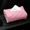 Elegant Car Tissue Holders PU Leather Large Capacity Tissue Box Designed for Easy Installation & Maximums Capacity
