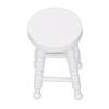 1:12 Scale Dollhouse Stool Chair Wooden Handcrafted Scene Ornament Model Miniature Round Stool