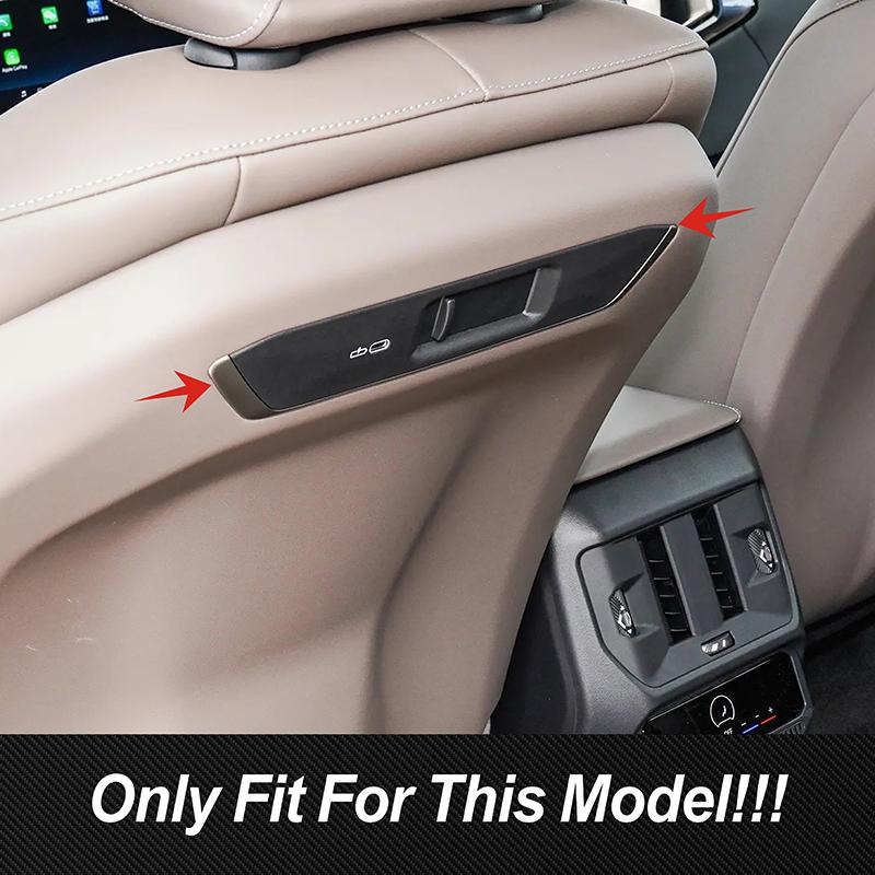 Carbon Fiber Color Front Seats Decoration Strips For BMW X3 G45 2025 Car Styling Interior Accessories