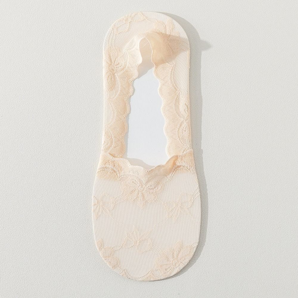 

Cotton Invisible Socks Soft Mesh Boat Socks High Quality Lace Socks телесный