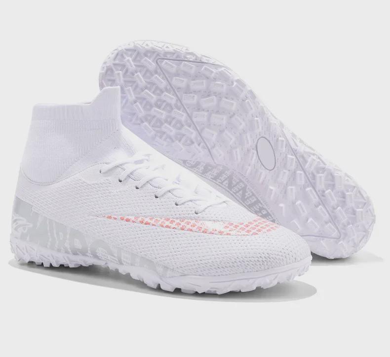 24 New High-Top Football Shoes for Men & Women: Suitable for AG, TF, Students & Adults; Perfect for Sports Training. Hot Sale!