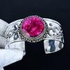 Kashmir Ruby Gemstone Bracelet, Bangle Adjustable Bracelet, 925 Sterling Silver Jewelry, Engagement Gift, Kashmir Ruby  Bracelet New Year Gift