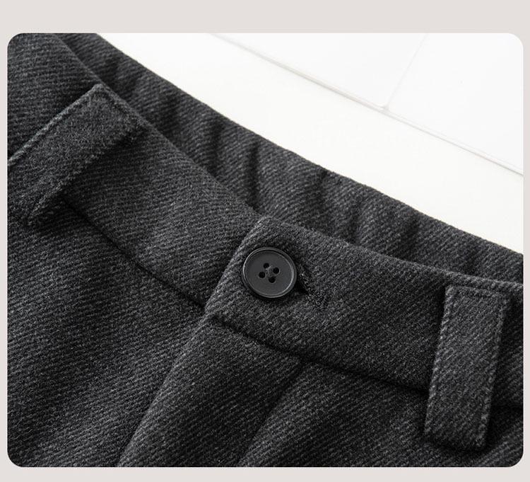 Women's High-Waisted Wide-Leg Velvet Pants - Autumn/Winter Pleated, Thickened, Loose Fit