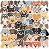 55pcs Cute Dogs Stickers DIY Waterproof Cartoon Graffiti Sticker For Laptop Computer Phone Guitar Luggage Scrapbooking