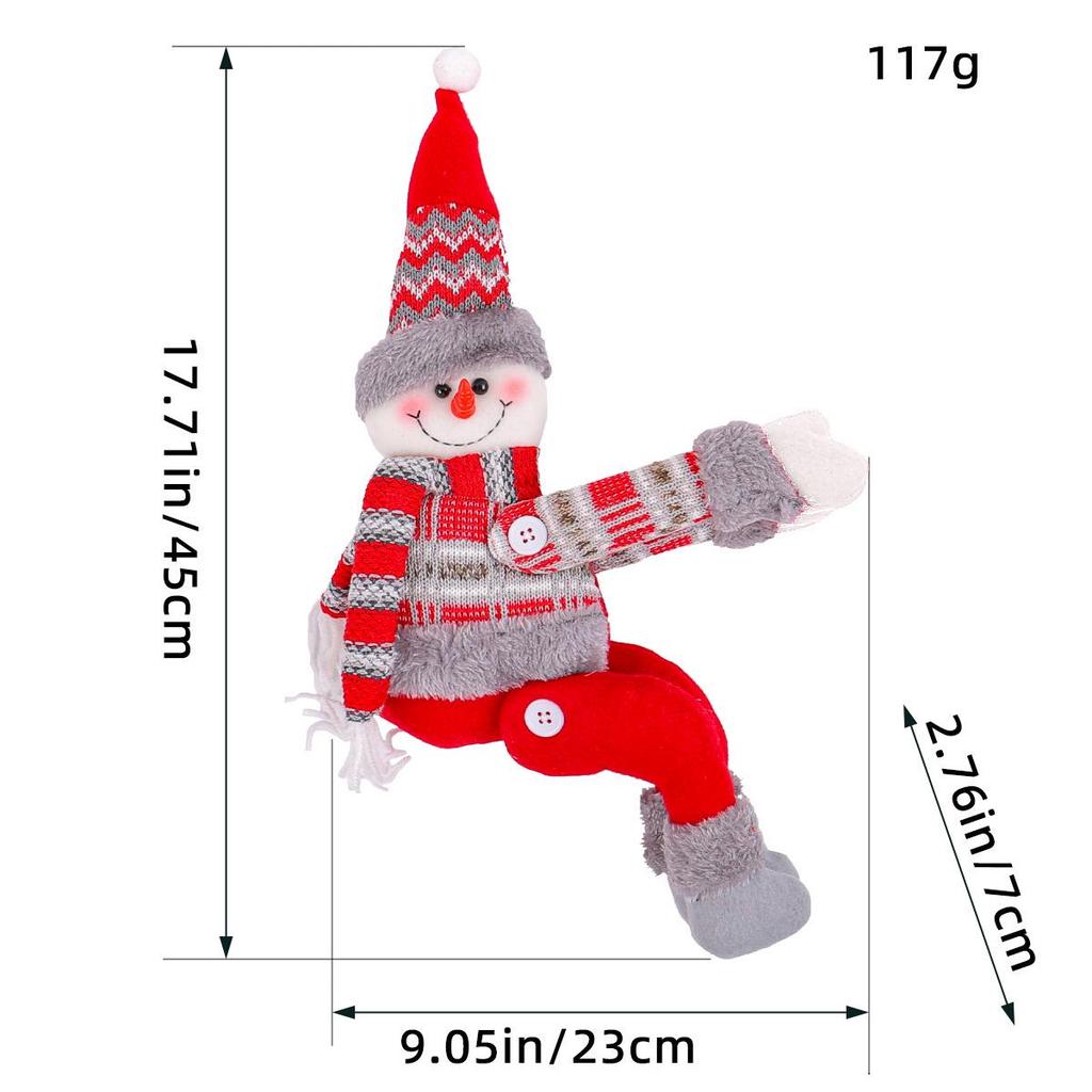 Christmas Cartoon Doll Curtain Tie-Back for Home Decoration and Gift