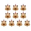 Lot de 10 Ballons Capybara Élégants Ballons Portables Accessoire Pour Créer Une Atmosphère Joyeuse Lors de Toute Fête Ou Événement