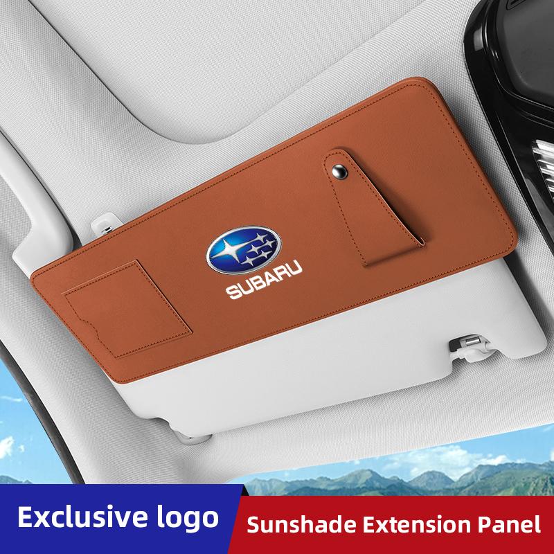 Keychain Car Sun Visor Extender Anti-glare UV Retractable Sun Shield Multifunctional Accessorie For Subaru STI XV Forester BRZ ysi8