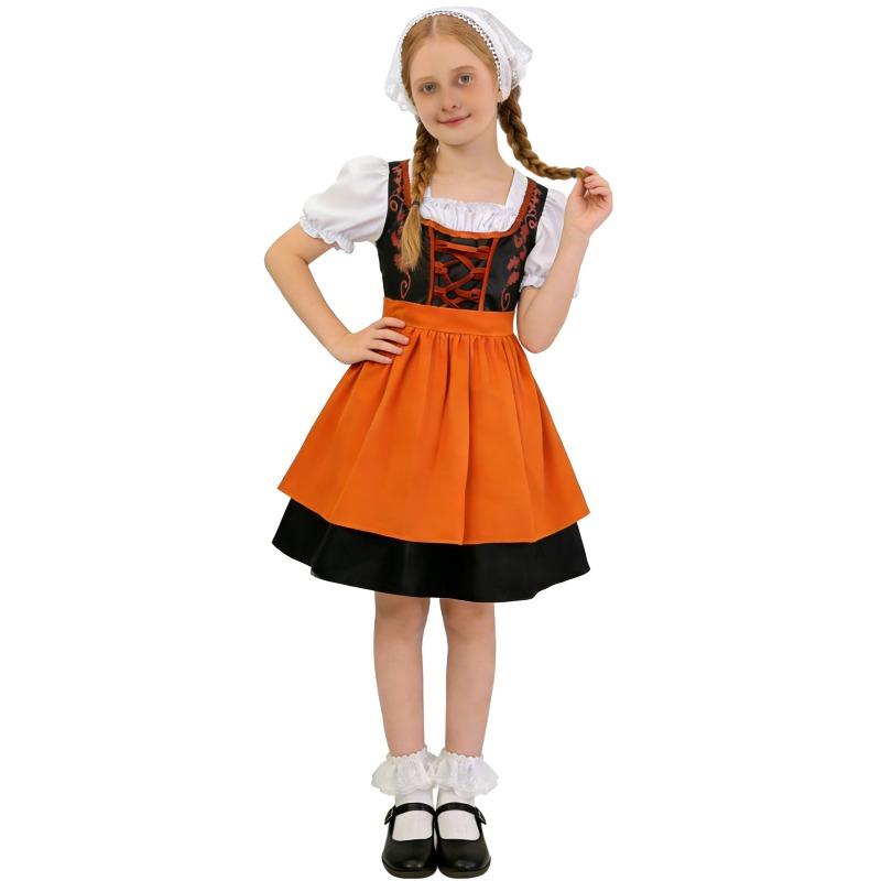 Bavarian Traditional Festival Party Dress Munich Oktoberfest Children's Clothing