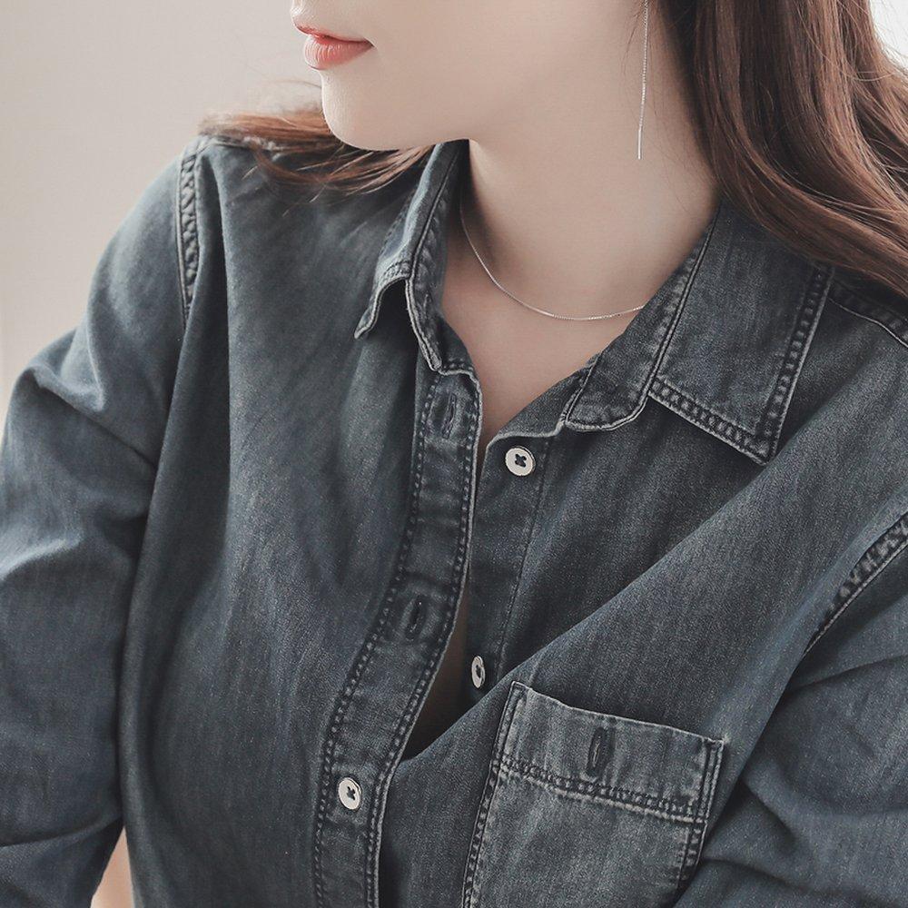 J.Lauren 1N0884 Daily Snake Silver Choker Necklace