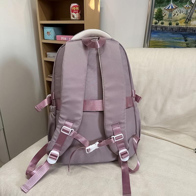 Student Schoolbag Ridge Backpack Women's Lightweight Large Capacity Backpack