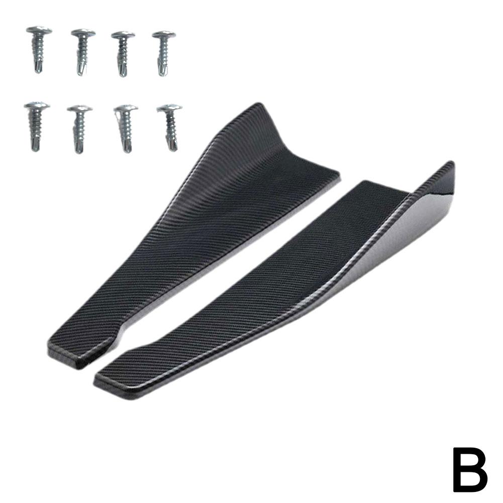 Universal 48CM Length Car Side Skirt  Rear Bumper Lip Splitter Winglet Aprons Protector Scratch Automotive Accessories