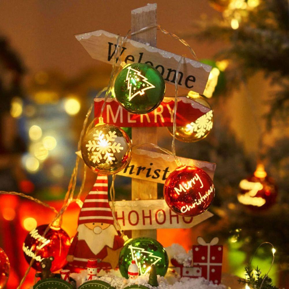 Romantic Electroplate Balls Pendants Cosy Plastic Colorful Christmas Ball  Bedroom