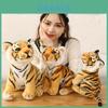 Entzückendes Lebensechtes Niedliches Cartoon-Tiger-Plüschtier Perfekt Für Kinder Und Sammler