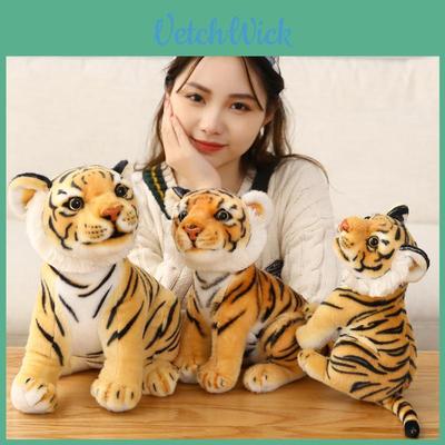 Adorable Lifelike Cute Cartoon Tiger Plush Toy Perfect For Kids And Collectors
