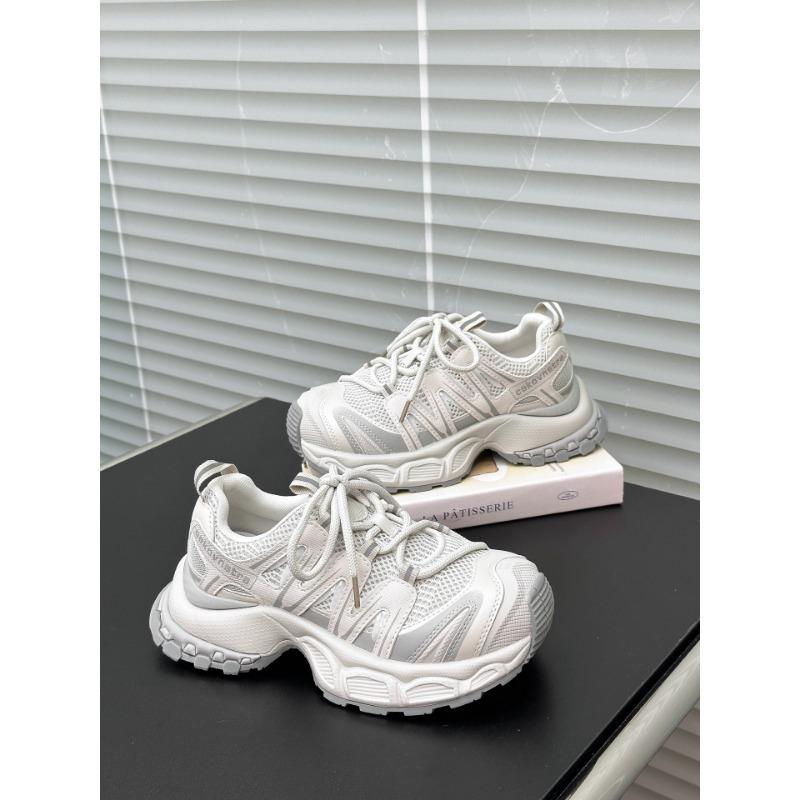 

Summer new thick-soled heightening dad shoes women s versatile casual sports shoes breathable mesh running shoes 35