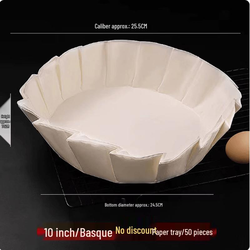 Jiebangda Basque Soufflé Cake Paper Molds