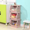 1 Set Vegetable Basket  Practical Wide Application Vegetable Fruit Organizer Basket  High Capacity Storage Rack