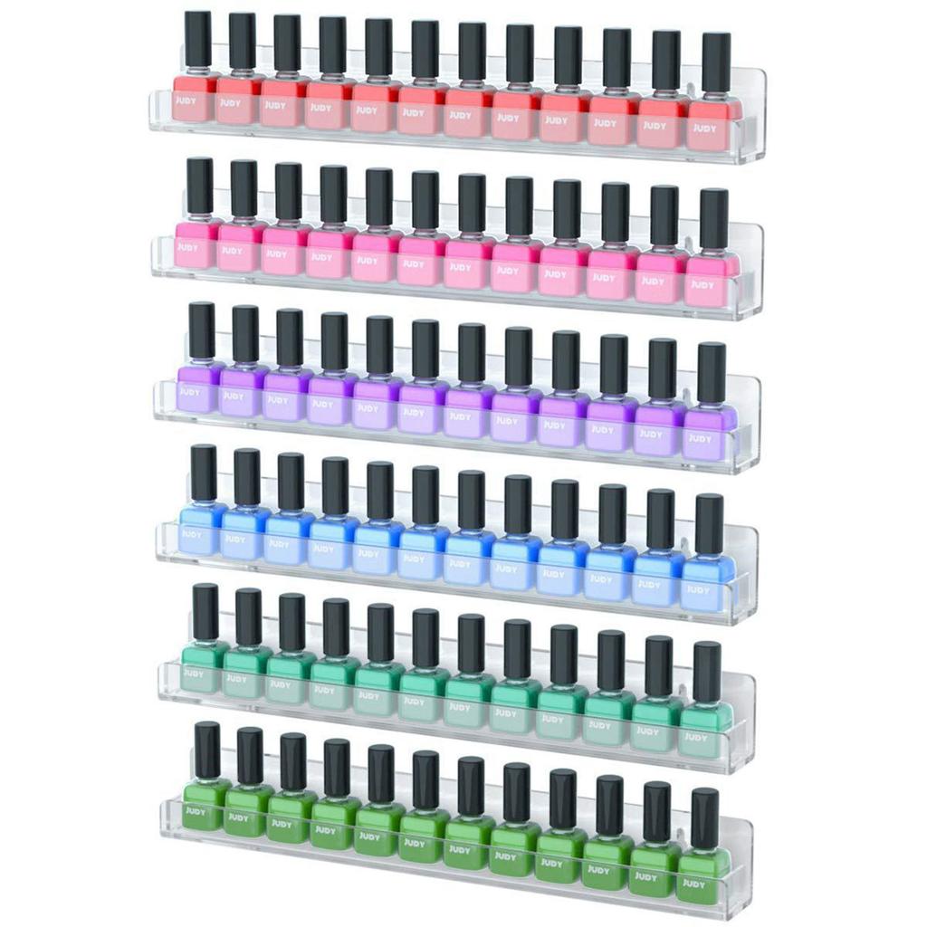 Clear Acrylic Storage Shelf Floating Rack Multipurpose Collection Supplies for Home Bathroom Window Wall Door Storage