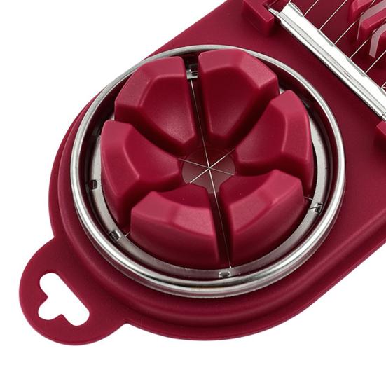 Egg Slicer Stainless Steel Salad And Sandwich Egg Cutter Fancy Splitter Egg Cutter Tool Kitchen Gadget