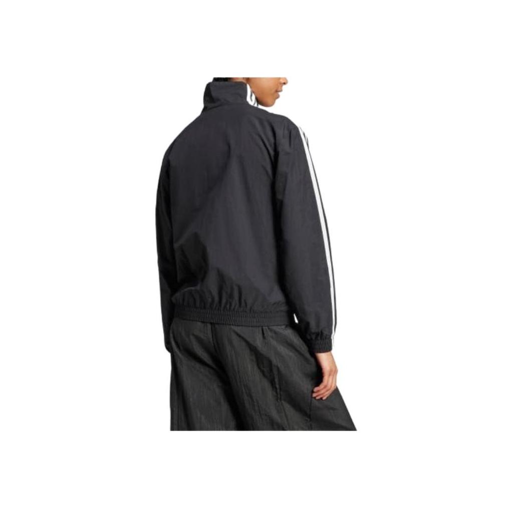 Adidas Originals Retro Sports Woven Soft Comfortable Jacket Women Jacket Black JD5331