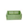 Mini Desktop Cream Colour Plastic Foldable Stationary Organizer, Pen, Pencil, Masking Tape, Small Thing Storage, 1 Pc
