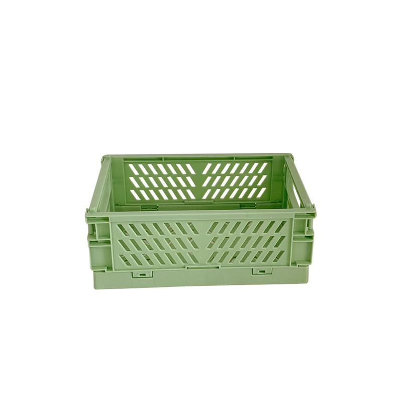 Mini Desktop Cream Colour Plastic Foldable Stationary Organizer, Pen, Pencil, Masking Tape, Small Thing Storage, 1 Pc