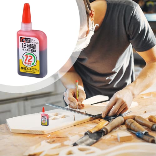 Marker Ink Refills, Oil-Based Marker Refill Ink | Super Color Oil-Based Marker Ink Refills - Multicolor Oil-Based Marker Accessories, Waterproof Woodw