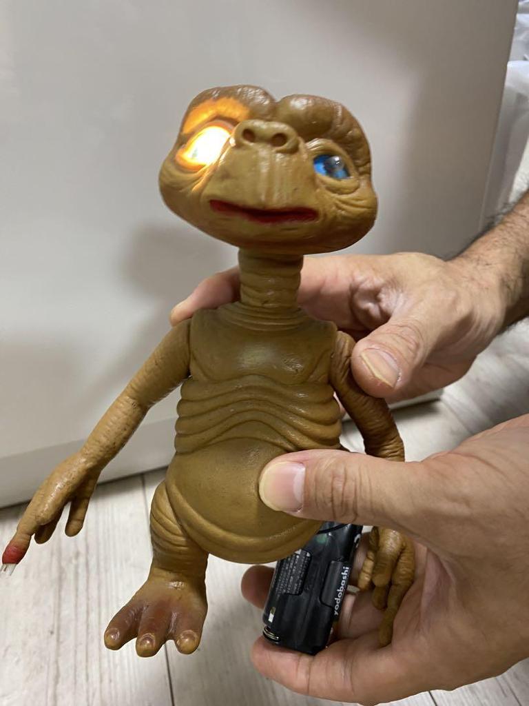 [USED] E.T. Figure with Glowing Eyes, Approximately 20cm