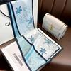 Line Masang Silk Silk Scarf Spring And Summer Double-Sided Silk Scarf Thin And Narrow Long Scarf Streamer Versatile