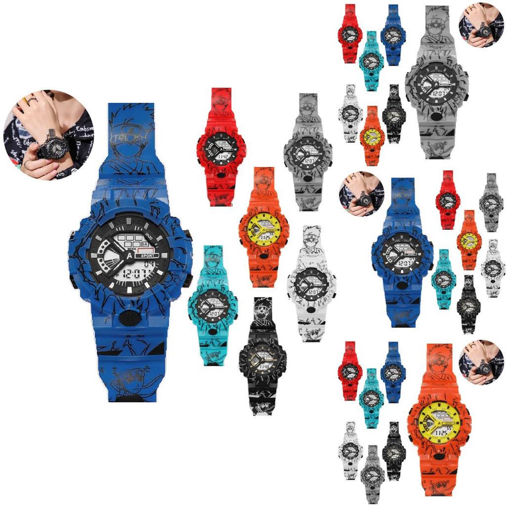 Sveglia Orologio Luce Notturna Spirale Naruto Per Bambini, Studenti E Appassionati Di Sport