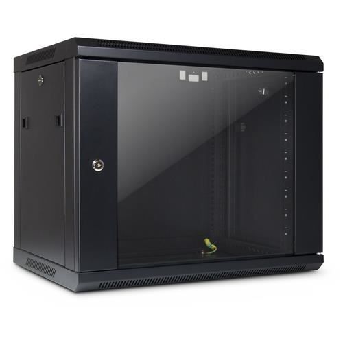 Rack monté sur le mur - INTER-TECH - SMA-6409 - 9U - Capacité 30 kg - Couleur Noir