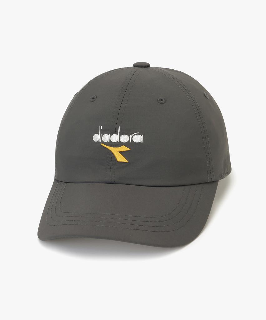 diadora Basic Woven Ball Cap Charcoal Grey