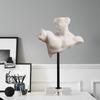 Resin Handicraft Bust Sculpture Roman Figure Sculpture Abstract Human Body Imitation Gypsum Decorative Figurines Home Decor