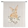 Easter Watercolor Cotton Bunny Tulle Curtains For Living Room Bedroom Voile Sheer Curtain Window Home Decor Drapes