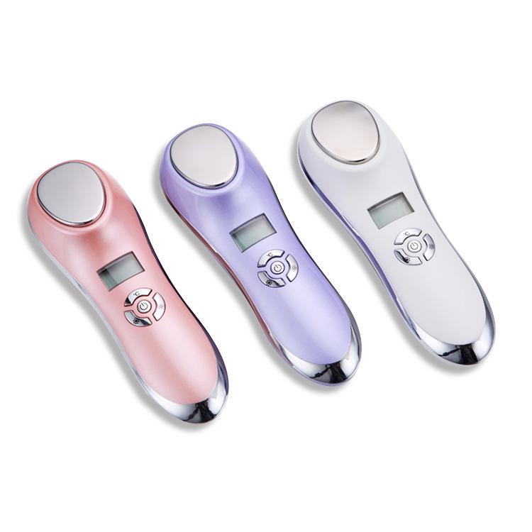 Rechargeable Hot & Cold Facial Massage Hammer – Vibration Beauty Tool for Home Use